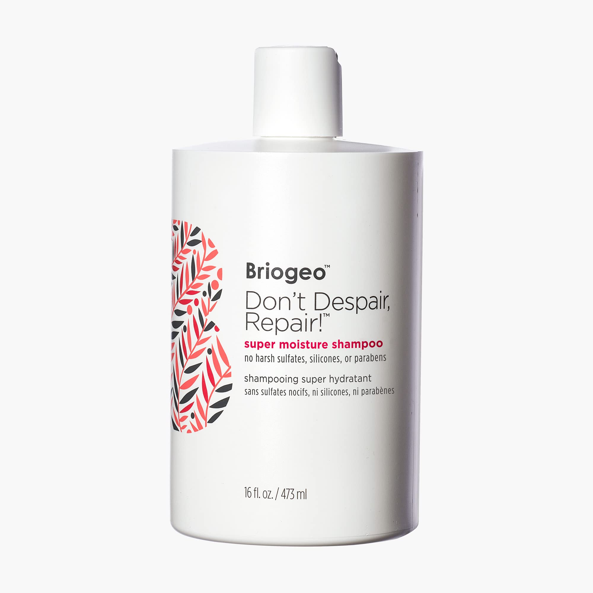 Briogeo Don't Despair, Repair! Super Moisture Shampoo, Dry Damaged Hair, Hair Shampoo with Argan Oil for Hair, Hair Moisturizer Hair Treatment, Protein Shampoo, Vegan, Cruelty-Free, 16 fl oz